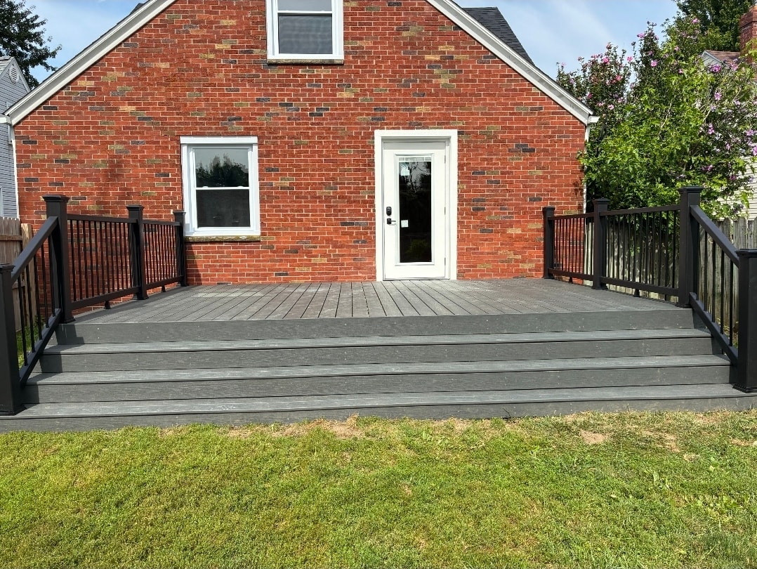Composite Deck with Staircase